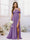 A-Line/Princess Criss Cross Floor-Length Chiffon Ruched Bridesmaid Dresses with Split Side