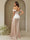Sheath/Column Off-the-Shoulder Sleeveless Ruched Bridesmaid Dresses with Side Slit