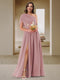 A-Line/Princess One-Shoulder Ruched Satin Bridesmaid Dresses with Side Slit