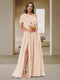 A-Line/Princess One-Shoulder Ruched Satin Bridesmaid Dresses with Side Slit