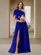 A-Line/Princess One-Shoulder Ruched Satin Bridesmaid Dresses with Side Slit