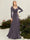 A-Line/Princess Asymmetrical Long Sleeves Pleated Velvet Mother Of the Bride Dresses