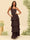 A-Line/Princess Strapless Floor-Length Bridesmaid Dresses With Ruffles