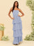 A-Line/Princess Strapless Floor-Length Bridesmaid Dresses With Ruffles