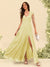 A-Line/Princess V-Neck Floor-Length Bridesmaid Dresses With Split Side