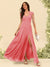 A-Line/Princess V-Neck Floor-Length Bridesmaid Dresses With Split Side