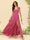 A-Line/Princess V-Neck Floor-Length Bridesmaid Dresses With Split Side