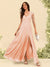 A-Line/Princess V-Neck Floor-Length Bridesmaid Dresses With Split Side