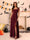 A-Line/Princess Spaghetti Straps Floor-Length Halloween Dresses With Split Side