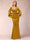 Trumpet/Mermaid V-Neck Half Sleeves Floor-Length Evening Dresses