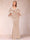 Trumpet/Mermaid V-Neck Half Sleeves Floor-Length Evening Dresses