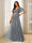 A-Line/Princess V-Neck Floor-Length Ruffles Bridesmaid Dresses
