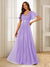 A-Line/Princess V-Neck Floor-Length Ruffles Bridesmaid Dresses