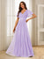 A-Line/Princess V-Neck Floor-Length Ruffles Bridesmaid Dresses