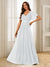 A-Line/Princess V-Neck Floor-Length Ruffles Bridesmaid Dresses