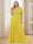 A-Line/Princess V-Neck Floor-Length Ruffles Plus Size Bridesmaid Dresses