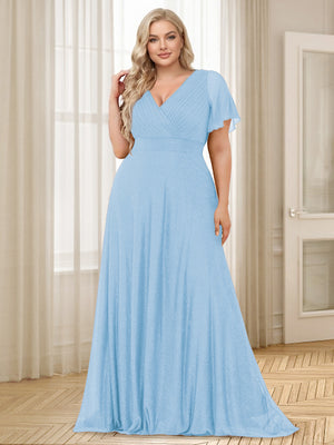 plus size light purple bridesmaid dresses SHEIN Lady Plus Size Light Purple Elegant Summer Dress For Women,Solid Color Waist Cinched Wedding Guest Dress,Formal Graduation Bridesmaid Party Gown Outfit