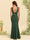 Trumpet/Mermaid Scoop Floor-Length Bridesmaid Dresses