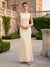 Trumpet/Mermaid Scoop Sleeveless Floor-Length Bridesmaid Dresses With Ruched