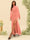 Sheath/Column High Neck Floor-Length Backless Bridesmaid Dresses With Split Side