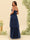 A-Line/Princess Spaghetti Straps Floor-Length Tulle Bridesmaid Dresses