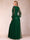 A-Line/Princess V-Neck Long Sleeves Floor-Length Mother of the Bride Dresses