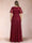 A-Line/Princess V-Neck Sequins Plus Size Mother of the Bride Dresses