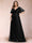 A-Line/Princess V-Neck Sequins Plus Size Mother of the Bride Dresses