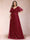 A-Line/Princess V-Neck Sequins Plus Size Mother of the Bride Dresses