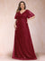 A-Line/Princess V-Neck Sequins Plus Size Mother of the Bride Dresses