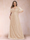 A-Line/Princess V-Neck Sequins Plus Size Mother of the Bride Dresses