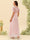 A-Line/Princess Scoop Asymmetrical Bridesmaid Dresses With Ruffles