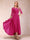 A-Line/Princess Asymmetrical 3/4 Sleeves Sweetheart Mother of the Bride Dresses