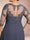 A-Line/Princess Asymmetrical 3/4 Sleeves Sweetheart Plus Size Mother of the Bride Dresses