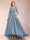 A-Line/Princess 3/4 Sleeves Asymmetrical V-Neck Mother of the Bride Dresses
