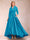 A-Line/Princess 3/4 Sleeves Asymmetrical V-Neck Mother of the Bride Dresses