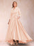 A-Line/Princess 3/4 Sleeves Asymmetrical V-Neck Mother of the Bride Dresses
