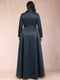 A-Line/Princess 3/4 Sleeves Asymmetrical V-Neck Plus Size Mother of the Bride Dresses