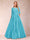 A-Line/Princess Floor-Length 3/4 Sleeves Scoop Mother of the Bride Dresses