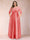 A-Line/Princess Floor-Length 3/4 Sleeves Scoop Plus Size Mother of the Bride Dresses