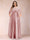 A-Line/Princess Floor-Length 3/4 Sleeves Scoop Plus Size Mother of the Bride Dresses