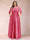 A-Line/Princess Floor-Length 3/4 Sleeves Scoop Plus Size Mother of the Bride Dresses
