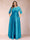 A-Line/Princess Floor-Length 3/4 Sleeves Scoop Plus Size Mother of the Bride Dresses