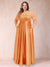 A-Line/Princess Floor-Length 3/4 Sleeves Scoop Plus Size Mother of the Bride Dresses