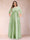 A-Line/Princess Floor-Length 3/4 Sleeves Scoop Plus Size Mother of the Bride Dresses