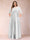 A-Line/Princess Floor-Length 3/4 Sleeves Scoop Plus Size Mother of the Bride Dresses