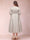 A-Line/Princess Tea-Length 3/4 Sleeves V-Neck Plus Size Mother of the Bride Dresses