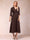 A-Line/Princess Tea-Length 3/4 Sleeves V-Neck Mother of the Bride Dresses