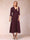 A-Line/Princess Tea-Length 3/4 Sleeves V-Neck Mother of the Bride Dresses