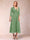 A-Line/Princess Tea-Length 3/4 Sleeves V-Neck Mother of the Bride Dresses